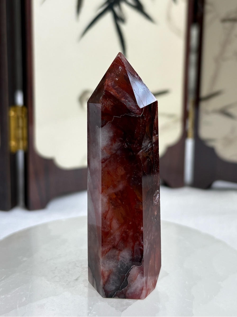 Fire quartz tower